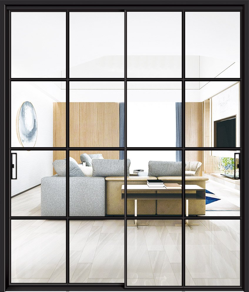 slim sliding door 356